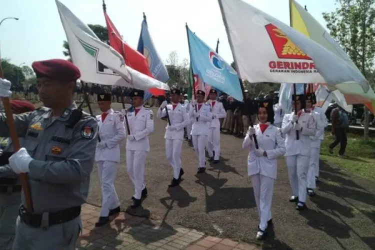 Gelar Kirab Sosialisasi Pemilu 2024, KPU KBB Libatkan Ribuan PPK dan PPS se-Bandung Barat