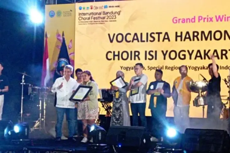 Vocalista Harmonic Choir Sabet Grand Prix Winner IBCF 2023