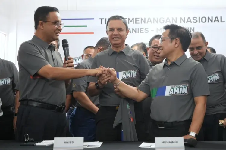 Dikomandoi Pilot Jet Tempur, Berikut Susunan Timnas Pemenangan Pasangan AMIN di Pilpres 2024
