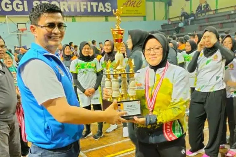 Tim Bola Voli Guru Putri Torehkan Prestasi, Disdik KBB Dorong Hadir KKGO di Setiap Kecamatan 