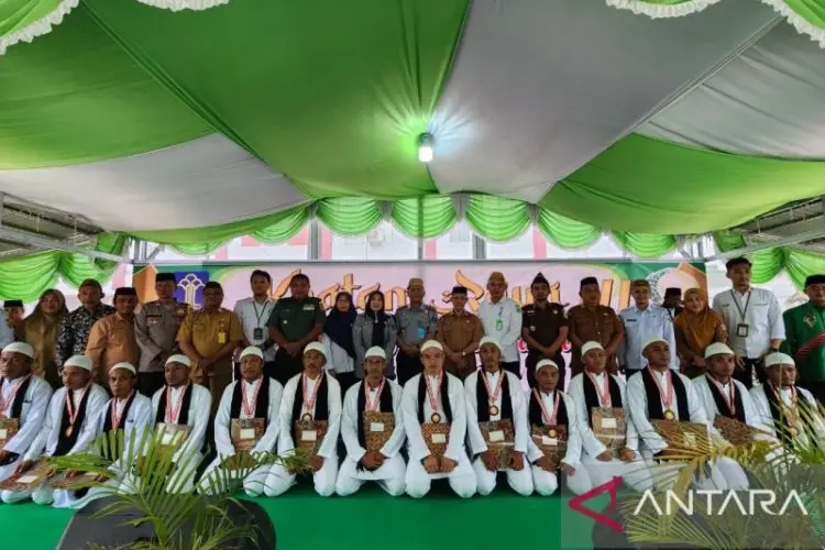 Keren... 74 Narapidana di Lapas Ini Ikuti Wisuda Al Quran