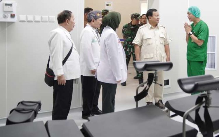 Prabowo Subianto Resmikan RS Tingkat III dr H Sadjiman Bogor sebagai Fasilitas Kesehatan Prajurit TNI