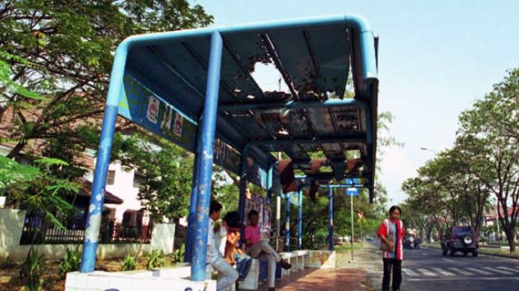 Dishub Kota Bandung Perbaiki 21 Halte Bus
