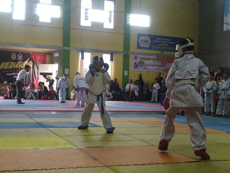 Jaring Karateka Berprestasi, Ratusan Atlet KKI Unjuk Gigi di Kejurdo Kushin Ryu M Karate-Do Indonesia KBB 2023
