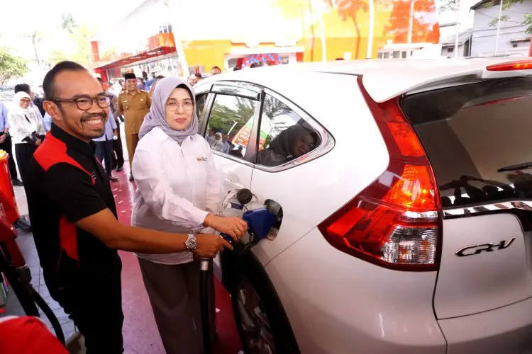 FOTO: Pertamina Luncurkan SPBU COCO Unpad Jatinangor