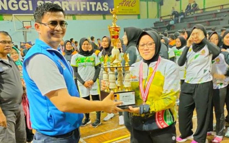 Tim Bola Voli Guru Putri Torehkan Prestasi, Disdik KBB Dorong Hadir KKGO di Setiap Kecamatan 