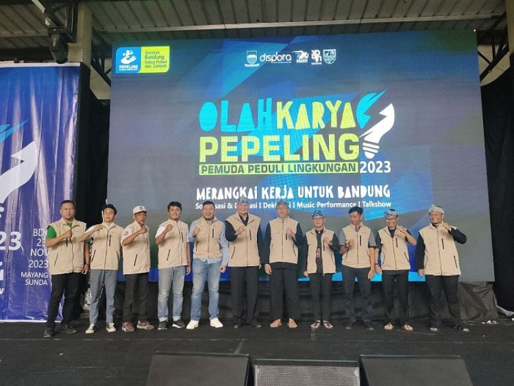 Ratusan Pemuda di Kota Bandung Deklarasikan Peduli Lingkungan Menuju Bandung Bebas Sampah