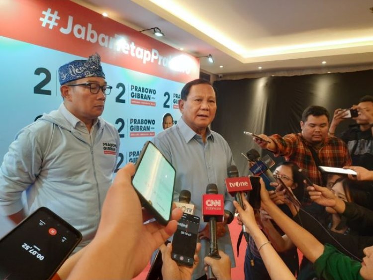 Prabowo Subianto Hadiri Pengukuhan dan Konsolidasi TKD Jabar