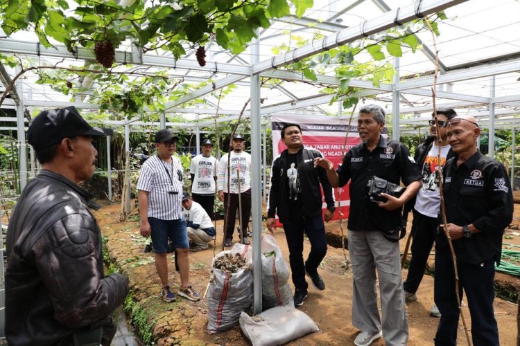 Ganjartivity Gelar Diskusi Bersama Petani hingga Warga di Sukabumi Soal Budi Daya Anggur