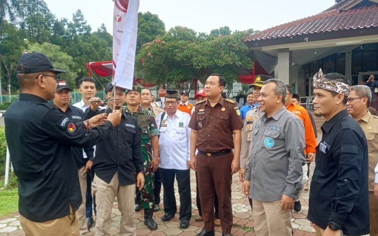 Samakan Frekuensi, Bawaslu Kabupaten Bogor Gelar Apel Siaga Kampanye