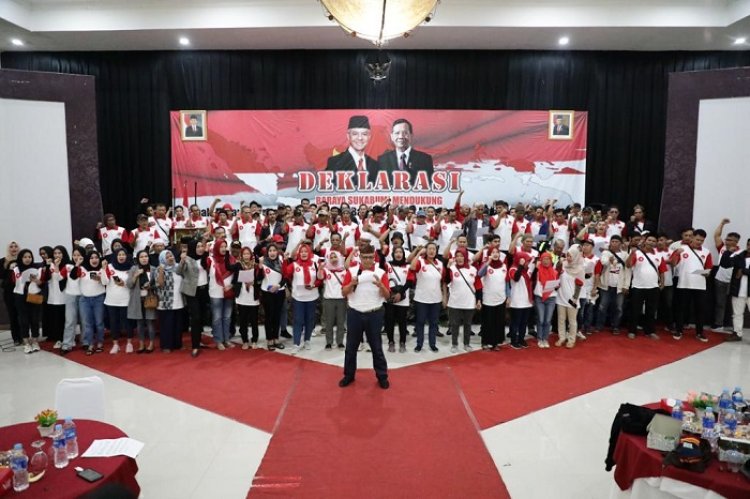Ratusan Warga di Sukabumi Deklarasi Dukungan untuk Ganjar-Mahfud