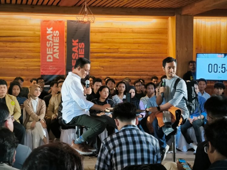 Lapangan Kerja Jadi Aspirasi Anak Muda Bandung Raya di 'DESAK ANIES'