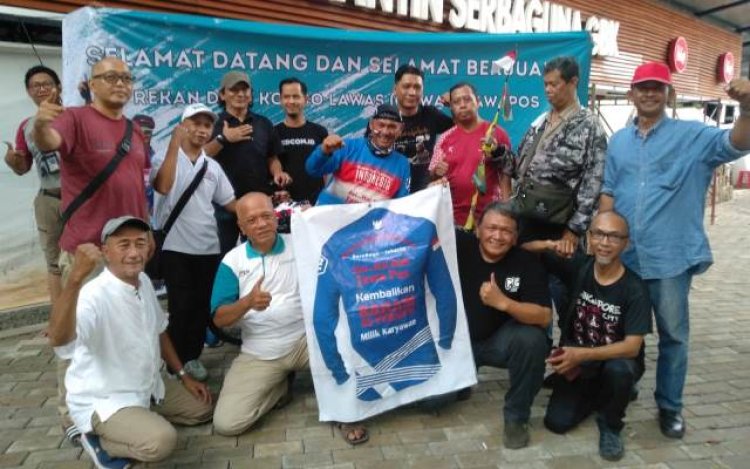 Cak Amu Mantan Wartawan Jawa Pos Gowes Surabaya-Jakarta, Tuntut Tunjangan Dana Hari Tua Para Eks Karyawan