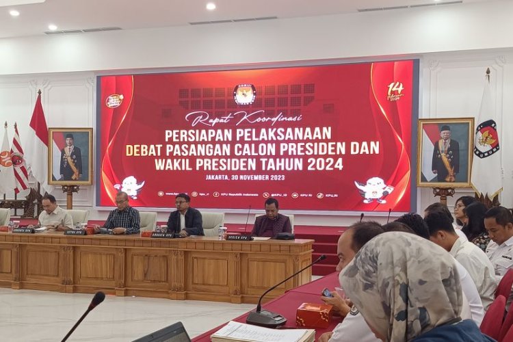 Debat Peserta Pilpres 2024, KPU Masih Mencari Moderator