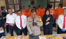 13 Pengedar Narkoba Diamankan Polrestabes Bandung