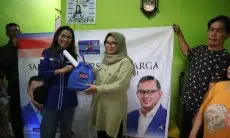 Lanjutkan Komitmen Demokrat Peduli dan Berbagi, Tebar Ratusan Sembako Bagi Warga Kurang Mampu