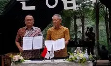 KONI Jabar dan Komite Olahraga Gyeongsangbuk Do Sport Council Resmi Lakukan Penandatanganan Kerja Sama