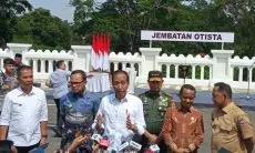 Jembatan Otista Diresmikan Joko Widoo, Bima Arya Pamit