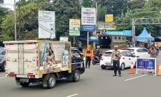 Arus Lalu Lintas di Kawasan Puncak Ramai Lancar