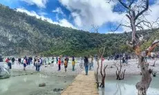 Penyakit Asma Kambuh, Seorang Wisatawan asal Kediri Meninggal Dunia di Objek Wisata Alam Kawah Putih