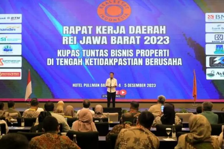 Bey Machmudin Dorong REI Jabar Bantu Ciptakan Lapangan Kerja