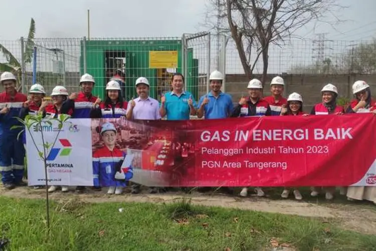 Dukung Daya Saing Industri Baja, PGN Area Tangerang Suplai Gas Bumi ke PT Aneka Baja Perkasa Industri