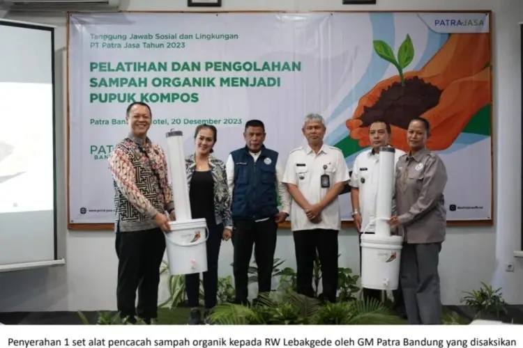Pemkot Bandung Nobatkan Patra Bandung Hotel sebagai Role Model Pengelolaan Sampah Secara Mandiri