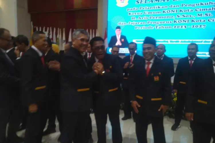 Resmi Dilantik, Pengurus KONI Kota Cimahi Periode 2023-2027 Tancap Gas Siapkan Atlet PON 2024
