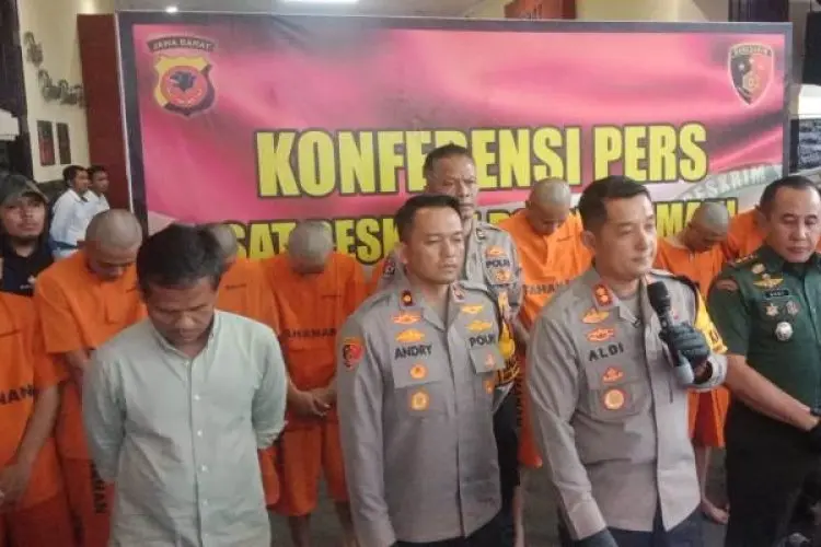 Sempat Viral di Medsos, Puluhan Anggota Geng Motor yang Serang Warga dan Pedagang Diringkus Jajaran Satreskrim Polres Cimahi 