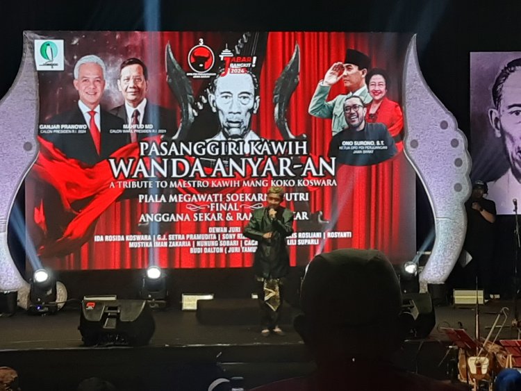 Lestarikan Seni Sunda, PDI Perjuangan Jabar Gelar Pasanggiri Kawih Wanda Anyaran