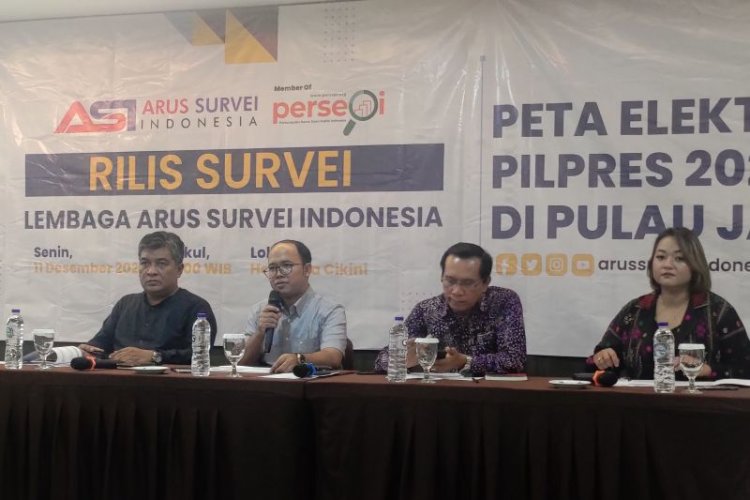 Survei ASI: Elektabilitas Prabowo-Gibran Peringatan Satu di Pulau Jawa