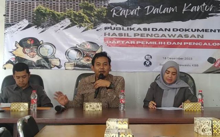 Pasca Penetapan DPT, Bawaslu KBB Ungkap Potensi Pemilih DPTb dan DPK di Bandung Barat 