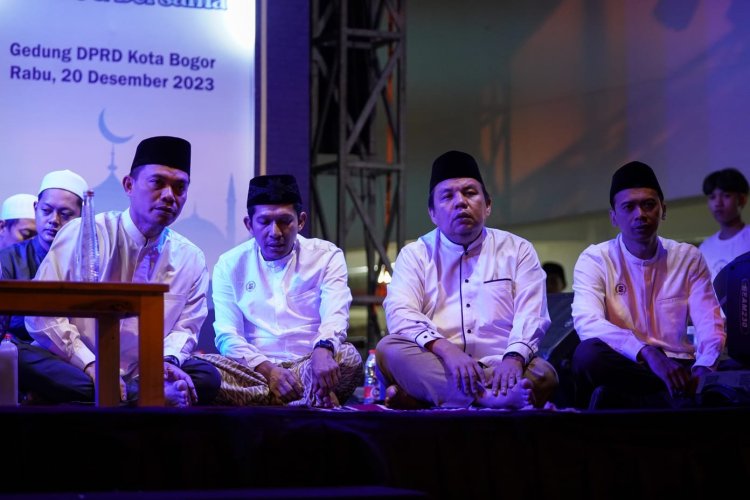 DPRD Galakkan Tradisi Sholawat dan Dzikir Akhir Tahun Kota Bogor 