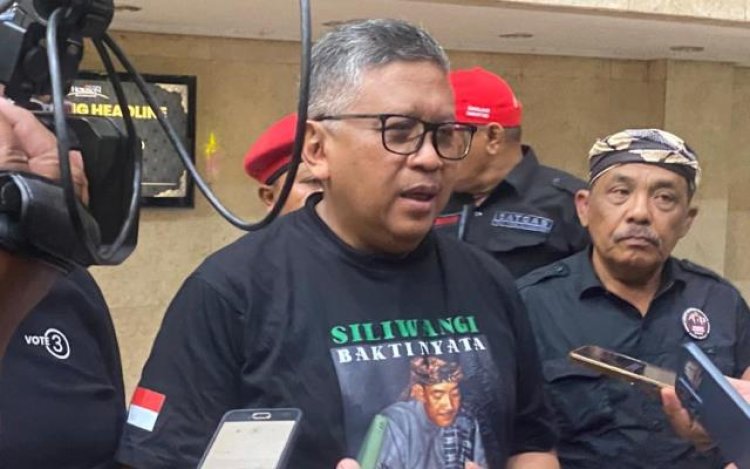 Resmikan TPD Jabar Ganjar-Mahfud, Hasto Kristiyanto Sebut Pasangan Ini ...