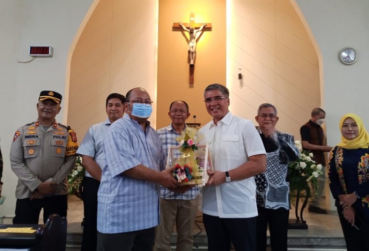 Wujudkan Toleransi, Forkopimda Sambangi Gereja di Kota Cimahi