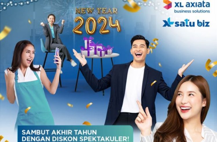 Promo Akhir Tahun XL SATU BIZ Langganan 1 Tahun Bonus 4 Bulan