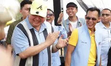 Sempat Berbincang dengan Presiden Jokowi di Istana Bogor Sabtu Pagi, Ini Isi Pembicaraan Jokowi dengan Airlangga Hartarto