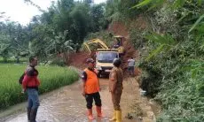 Antisipasi Longsor Susulan di Ganjarsari, DPUTR KBB Bakal Pasang Terpal di Sejumlah Titik 