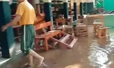 BPBD Tinjau Lokasi SDN Sukamanah 2 Jonggol yang Kebanjiran, Ini Kesimpulannya !