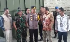 Polresta Bandung Pastikan Keamanan Surat Suara di Gudang Logistik KPU Kabupaten Bandung