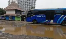 Terminal Bubulak Bogor Belum juga Dapatkan Perhatian, Ada Genangan Air dan Kumuh