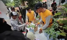 Warga Serbu Gerakan Pangan Murah On The Road di Kelurahan Palasari