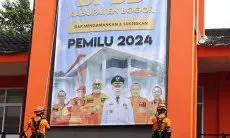 BPBD Bogor Sukseskan Pemilu 2024, Siap Amankan Logistik Hingga Petugas TPS dari Ancaman Bencana