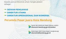 Lowongan Pekerjaan, Perumda Pasar Cari Direktur