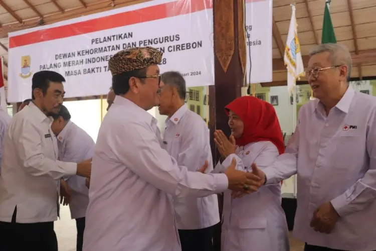 Bupati Imron Minta Pengurus PMI Kabupaten Cirebon Tingkatkan Pembinaan Relawan Muda