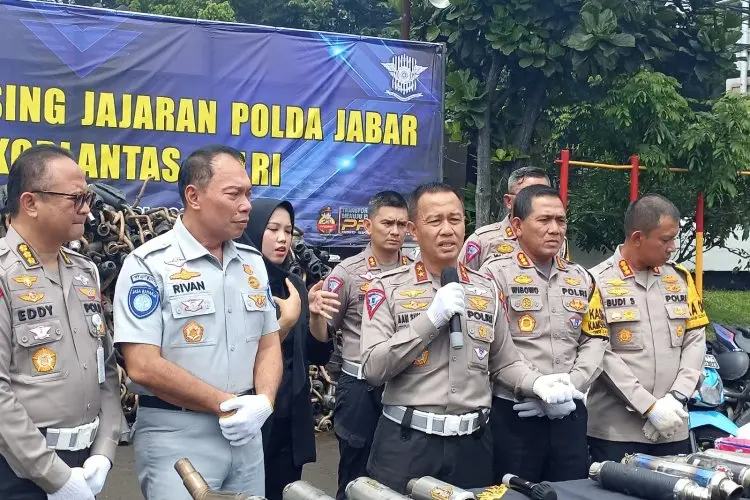 Kakorlantas Polri Irjen Aan Suhanan : 430 Ribu Knalpot Bising Disita