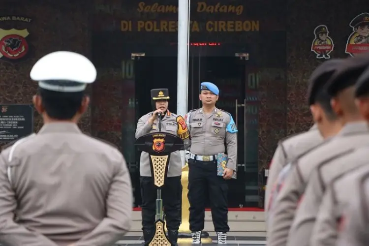 Apel Perdana, Kapolresta Cirebon Ingatkan Jajarannya Tingkatkan Upaya Preemtif dan Preventif
