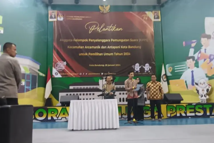 KPU Kota Bandung Lantik 51.968 KPPS