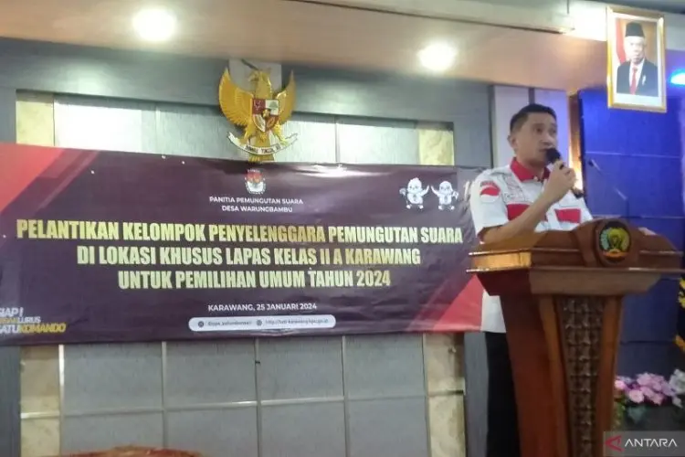 1.090 Warga Binaan Lapas Karawang Terdaftar Sebagai Pemilih Pemilu