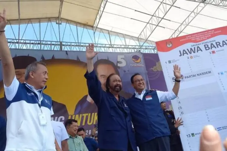 Anies Baswedan Singgung Pemerataan Usai Kampanye Akbar di Lapangan Tegallega Bandung